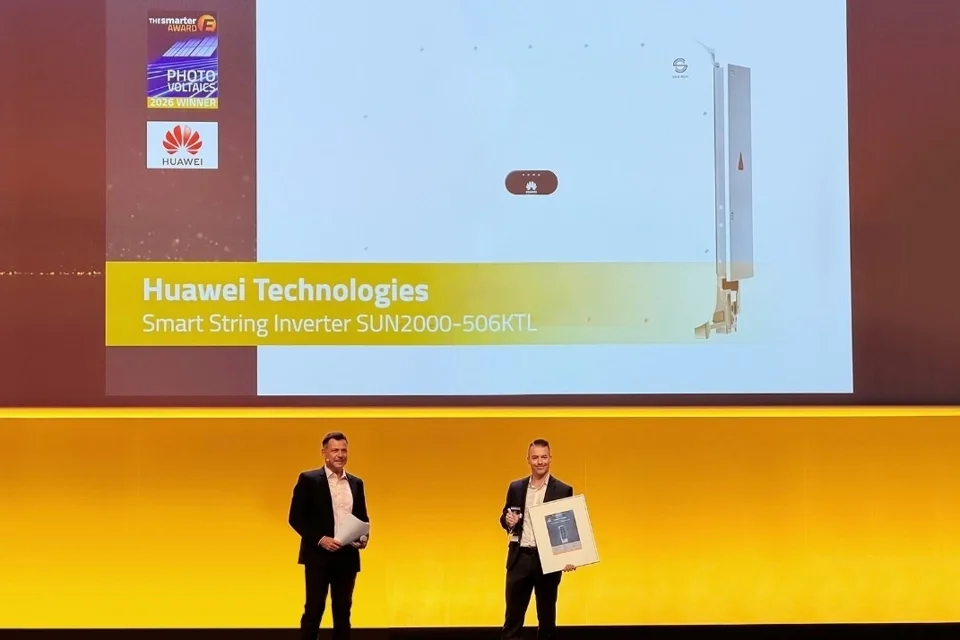 Huawei'nin Yeni Nesil Güneş Enerjisi İnvertörü Ödülle Taçlandı