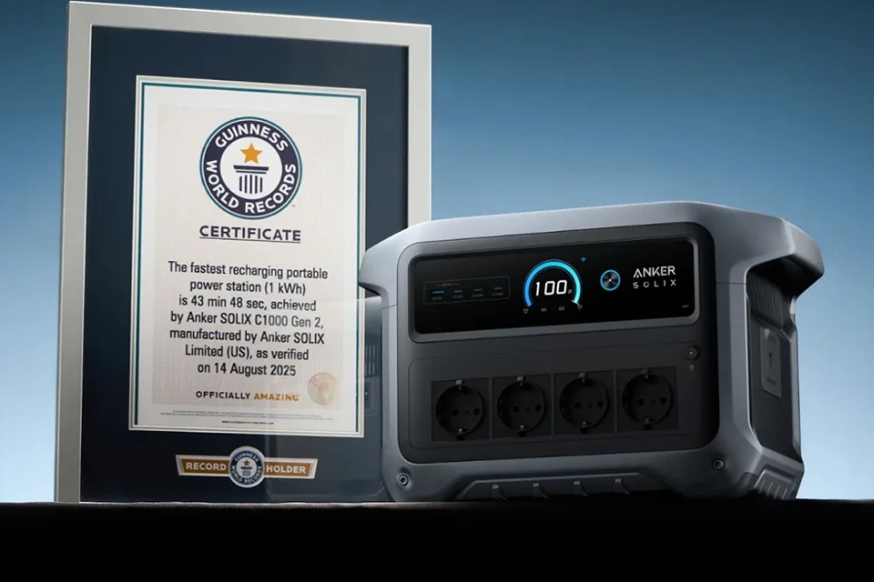 Guinness Rekorlu Taşınabilir Güç İstasyonu ANKER SOLIX C1000 Gen 2 Türkiye'de Satışa Sunuldu