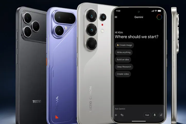 TECNO ve Google'dan Yapay Zeka Odaklı İş Birliği: Yeni Telefon Alanlara 3 Aylık Ücretsiz Bulut Depolama
