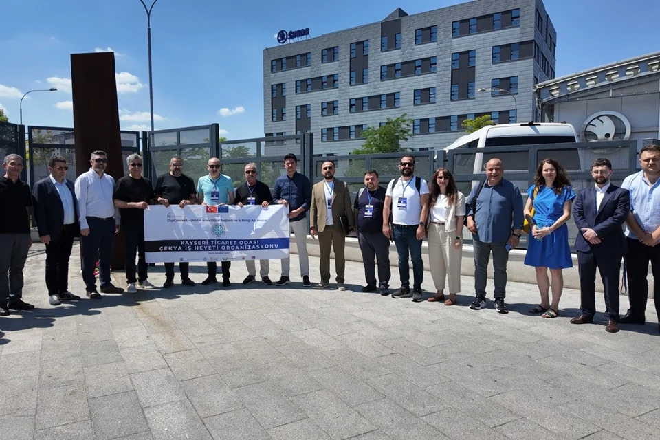 Kayseri Heyeti, Çekya'da Dijital Köprüler Kurdu: DigiConnect Projesiyle Avrupa'ya Açılım