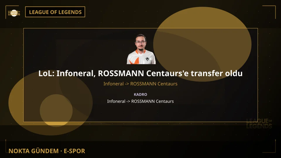 LoL: Infoneral, ROSSMANN Centaurs'e transfer oldu