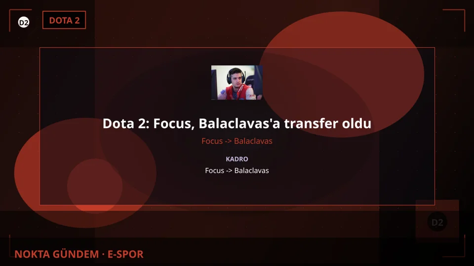 Dota 2: Focus, Balaclavas'a transfer oldu
