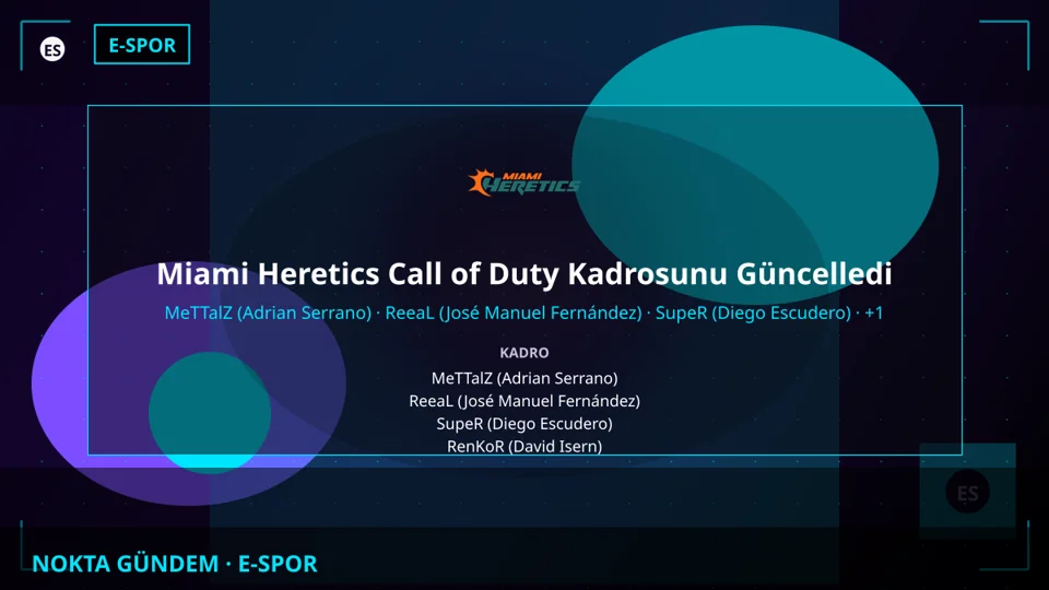 Miami Heretics Call of Duty Kadrosunu Güncelledi