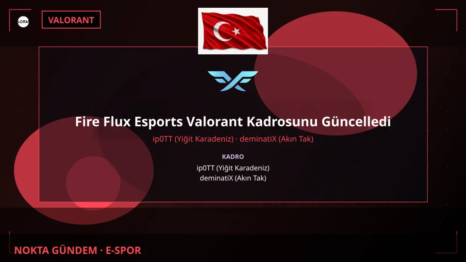 Fire Flux Esports Valorant Kadrosunu Güncelledi