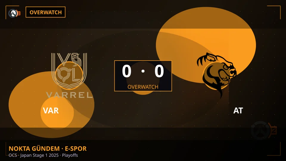 VAR 0 - 0 AT — OCS · Japan Stage 1 2025 · Playoffs (Overwatch)