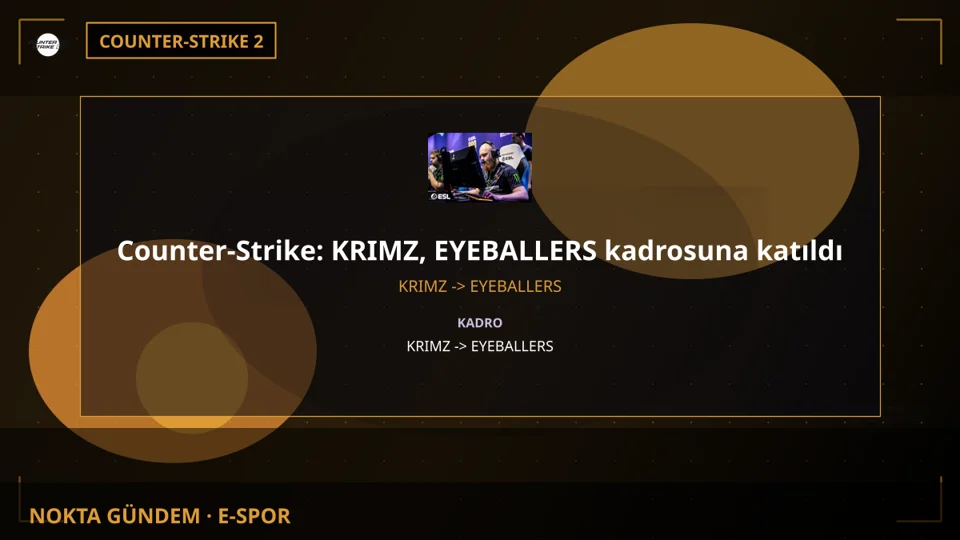 Counter-Strike: KRIMZ, EYEBALLERS kadrosuna katıldı