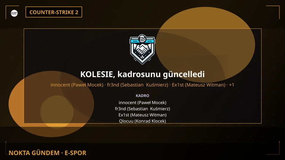 KOLESIE, kadrosunu güncelledi