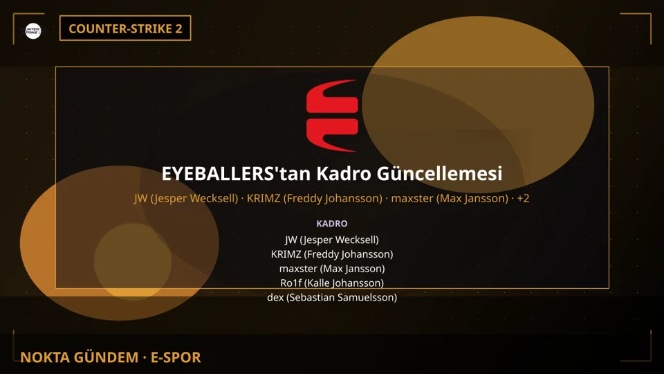 EYEBALLERS'tan Kadro Güncellemesi