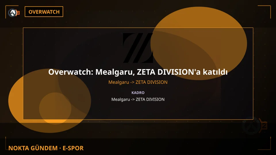 Overwatch: Mealgaru, ZETA DIVISION'a katıldı
