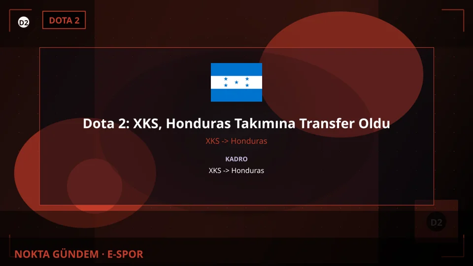 Dota 2: XKS, Honduras Takımına Transfer Oldu