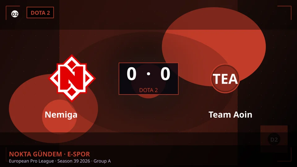 European Pro League · Season 39 2026 · Group A: Nemiga — Team Aoin