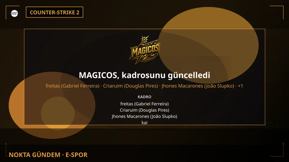 MAGICOS, kadrosunu güncelledi