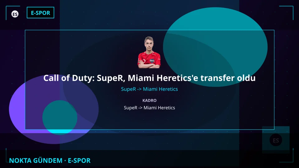Call of Duty: SupeR, Miami Heretics'e transfer oldu