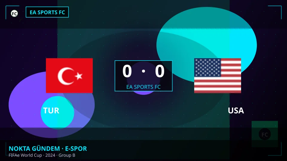FIFAe World Cup 2024 Grup B'de Türkiye ve ABD Berabere Kaldı