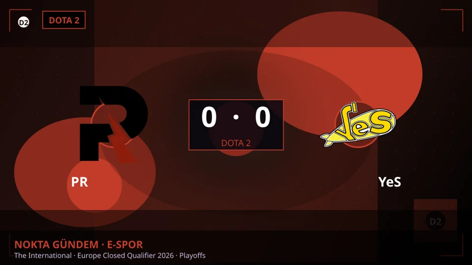 The International · Europe Closed Qualifier 2026 · Playoffs: PR — YeS