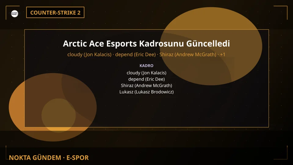 Arctic Ace Esports Kadrosunu Güncelledi