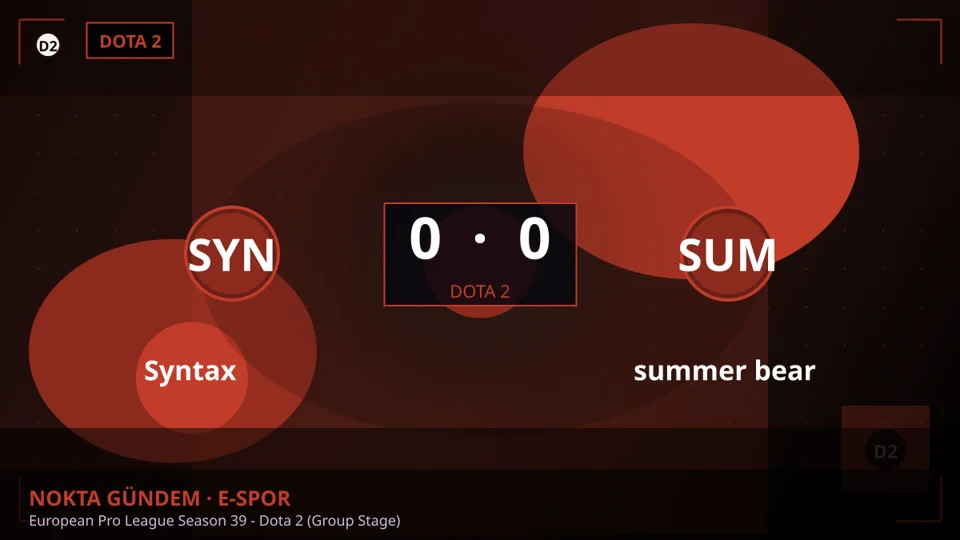 Syntax ve summer bear, European Pro League'de karşılaşıyor