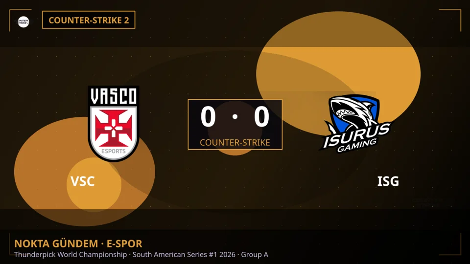 Isurus, Thunderpick World Championship Güney Amerika Serisi'nde VSC'yi Mağlup Etti