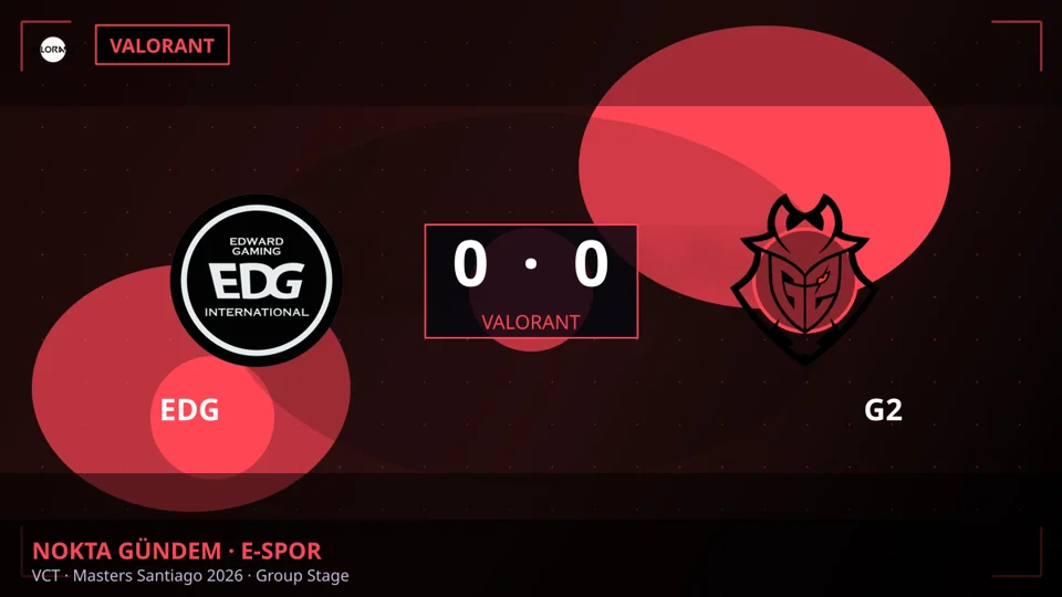 VCT Masters Santiago 2026 Grup Aşaması'nda EDG ve G2 Karşı Karşıya Geldi