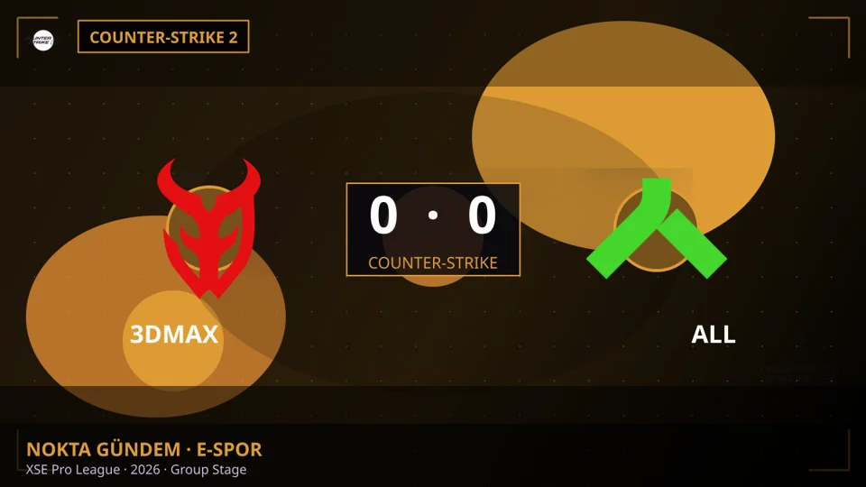 XSE Pro League'de Heyecan Dorukta: 3DMAX ve ALL Karşı Karşıya!