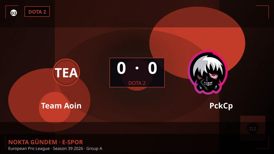 European Pro League · Season 39 2026 · Group A: Team Aoin — PckCp