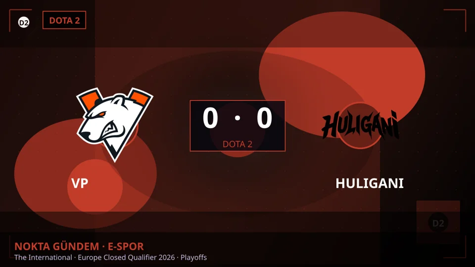 The International · Europe Closed Qualifier 2026 · Playoffs: VP — HULIGANI