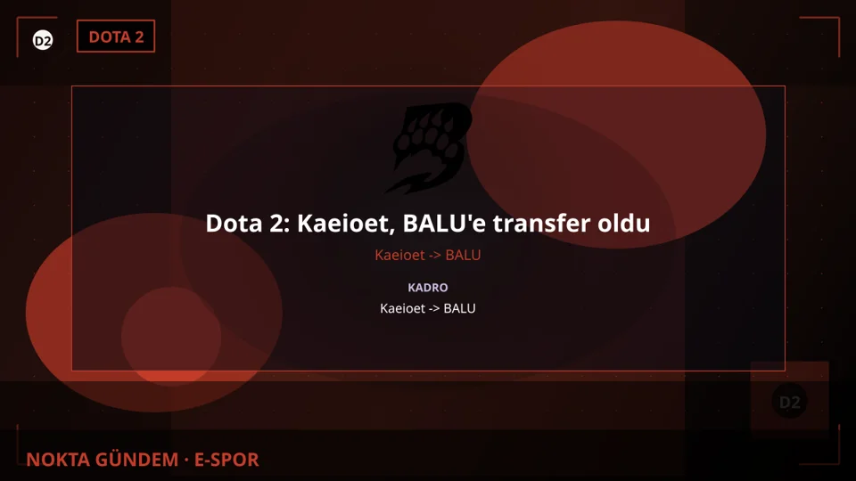 Dota 2: Kaeioet, BALU'e transfer oldu
