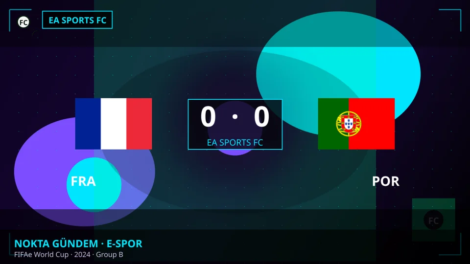 FIFAe World Cup 2024 Grup B'de Fransa ve Portekiz Açılışı Beraberlikle Tamamladı