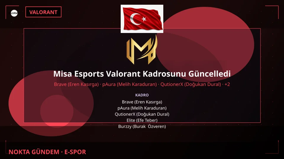 Misa Esports Valorant Kadrosunu Güncelledi