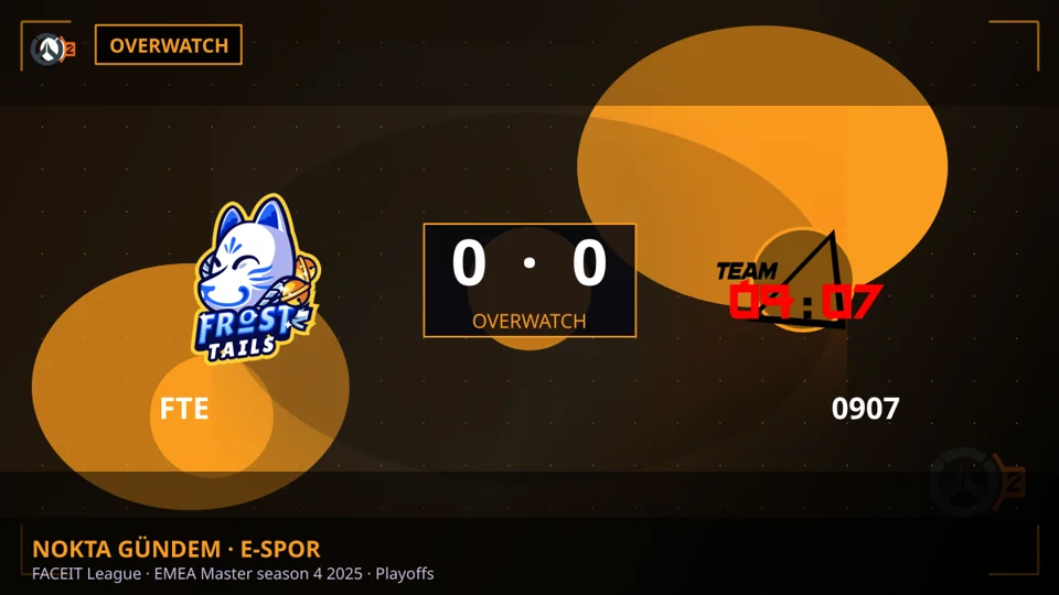 FTE 0 - 0 0907 — FACEIT League · EMEA Master season 4 2025 · Playoffs (Overwatch)