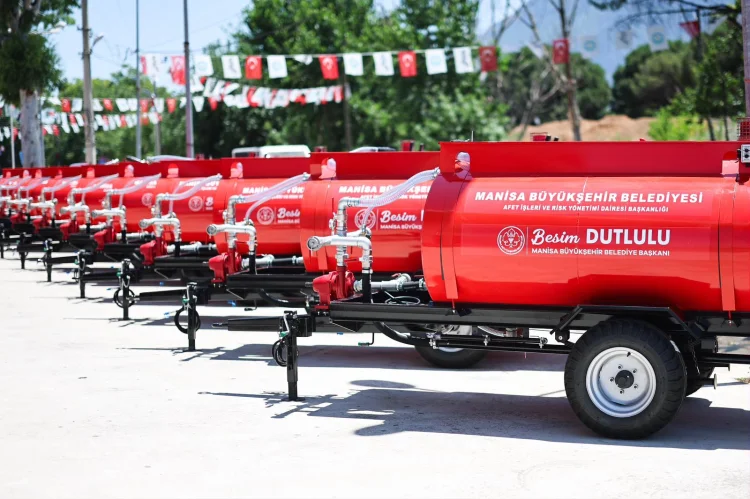 Manisa'da Yangınlara Karşı Güçlü Önlem: 48 Mahalleye Yeni Tanker