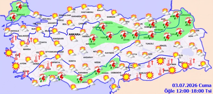 Türkiye Genelinde Sıcaklıklar Mevsim Normallerinin Üzerinde Seyredecek