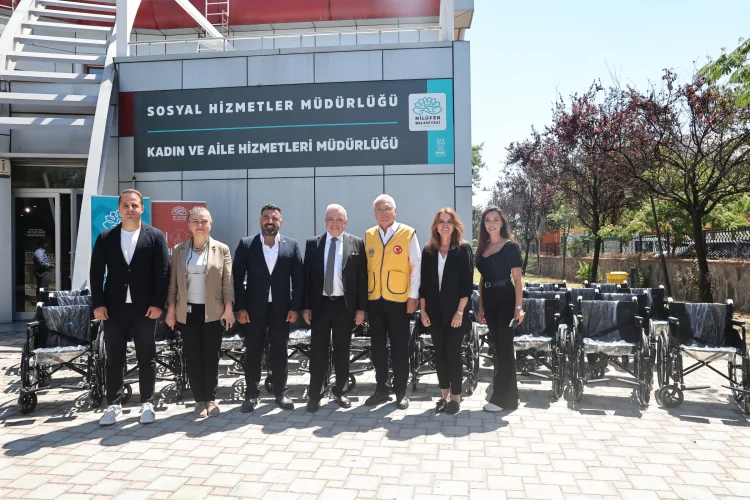 Nilüfer'de Engellilere 60 Tekerlekli Sandalye Desteği