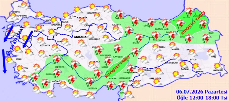 Meteoroloji'den Haftalık Hava Durumu Raporu: Sıcaklıklar Mevsim Normallerinde, Dikkat Edilmesi Gereken Yerler Var