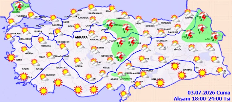 Türkiye Genelinde Sıcaklıklar Mevsim Normallerinin Üzerinde Seyredecek