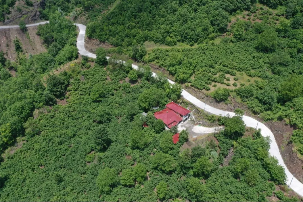 Ordu-Tokat Grup Yolunda Betonlama Çalışmaları Sürüyor