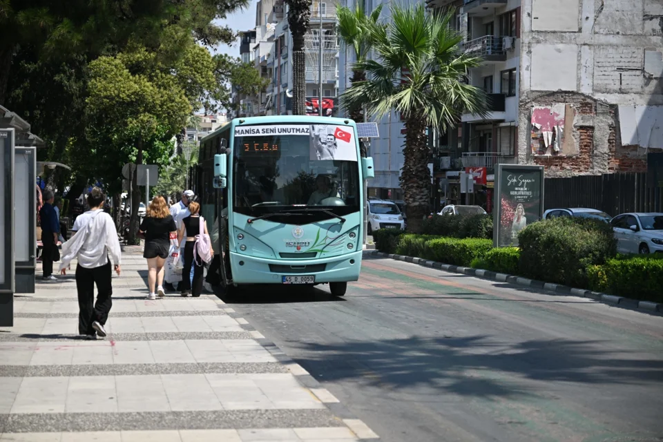 Manisa'da Sıcak Hava Etkisine Karşı Toplu Taşıma Araçlarında Klima Denetimi Başladı