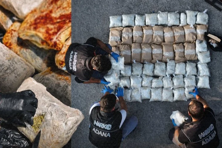 76 İlde Eş Zamanlı Narkotik Operasyonu: Tonlarca Uyuşturucu ve Milyonlarca Hap Ele Geçirildi