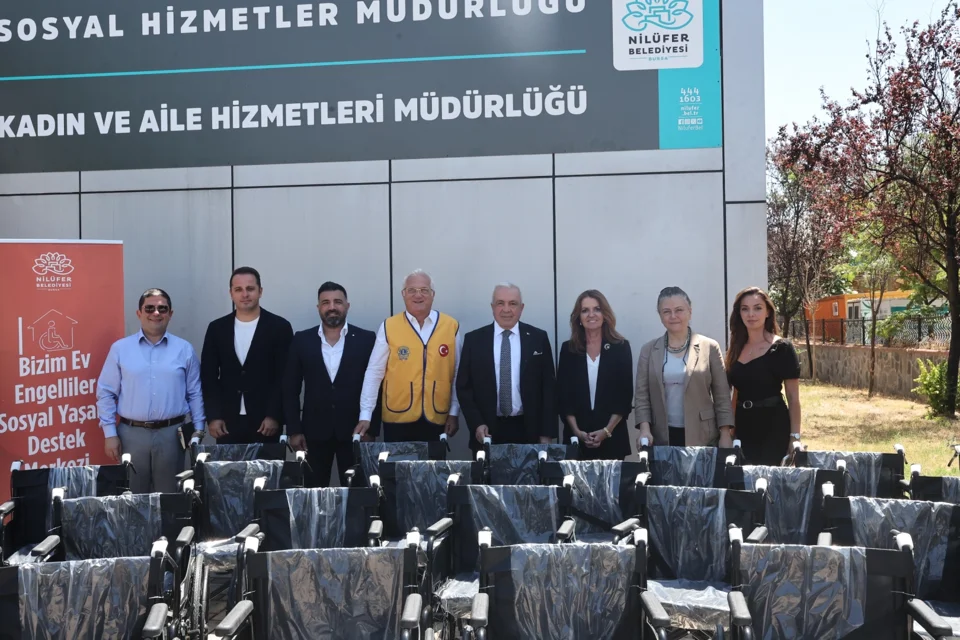 Nilüfer Belediyesi ve Lions Federasyonu El Ele: 60 Tekerlekli Sandalye İhtiyaç Sahiplerine Ulaştı