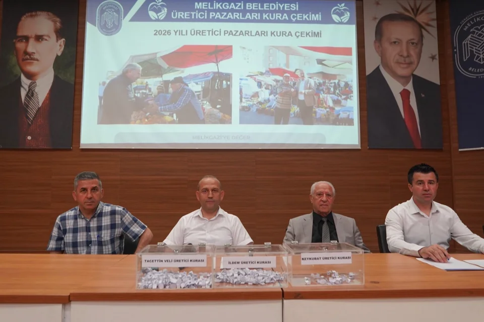 Melikgazi'de Üretici Pazarları Yerlerini Buldu: 6 Temmuz'da Açılıyor
