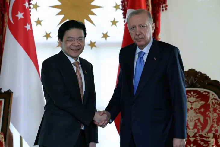 Singapur Başbakanı Lawrence Wong, İstanbul'da Cumhurbaşkanı Erdoğan ile Görüştü