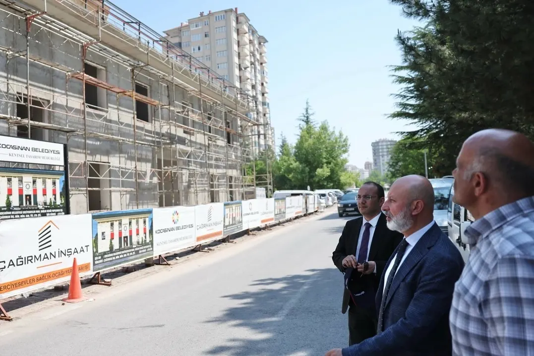 Kocasinan'da Erciyesevler'e Yeni Aile Sağlığı Merkezi İnşaatı Son Aşamada