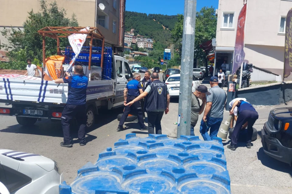 Maltepe'de Kaldırım İşgallerine Karşı Denetim