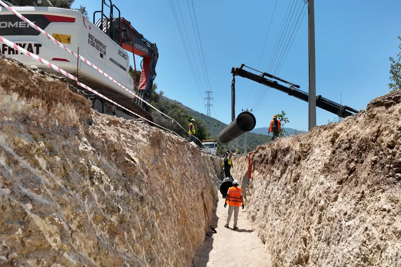 Kaş'ta 1.8 Milyar TL'lik İçme Suyu Yatırımı Devam Ediyor
