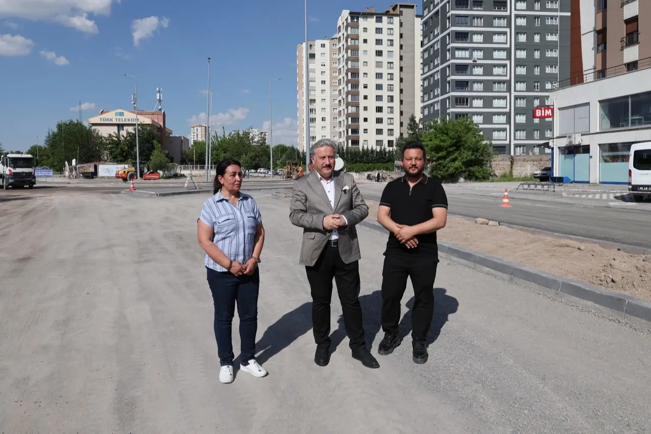 Melikgazi'de Yıldırım Beyazıt Mahallesi'ne Yeni Yol Kazandırıldı