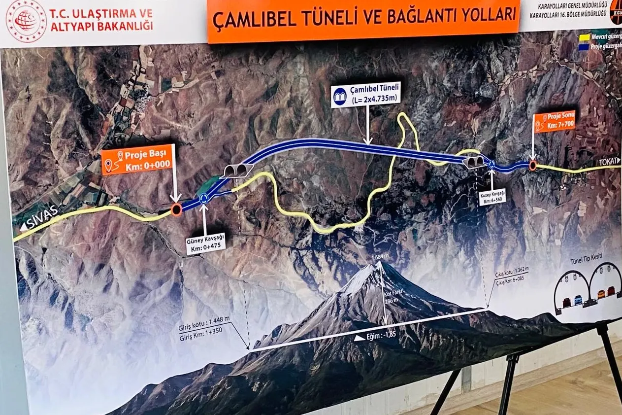 Çamlıbel Tüneli İnşa Süreci Başladı: Karadeniz-Akdeniz Bağlantısında Yeni Dönem