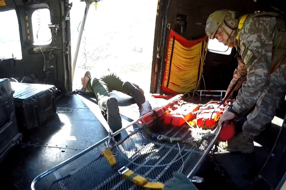 Niğde Aladağlar'da Yaralı Vatandaş Helikopterle Kurtarıldı