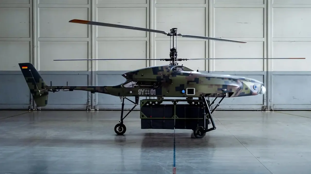 Alman Wespe insansız helikopteri yaralı tahliyesi için ilk uçuşunu yaptı