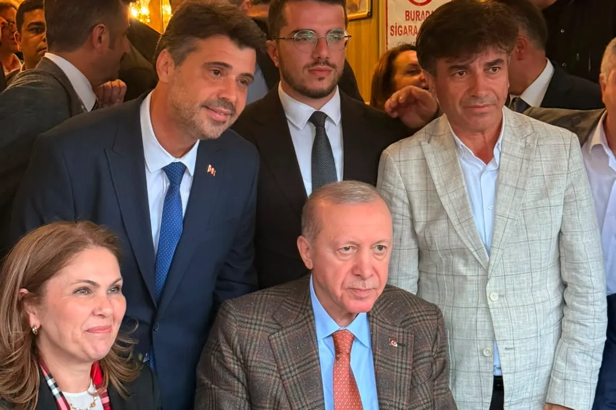 Erdoğan, Edirne Heyetiyle Kafeteryada Buluştu