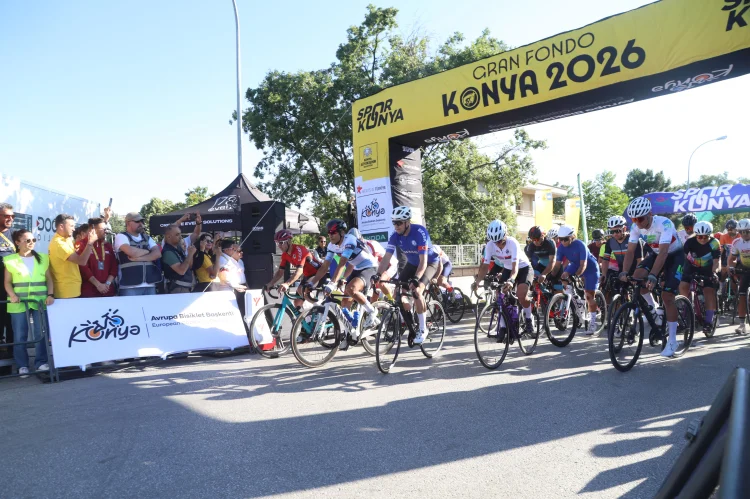 Konya'da İlk Granfondo Yarışı Düzenlendi: 565 Sporcu Pedal Çevirdi